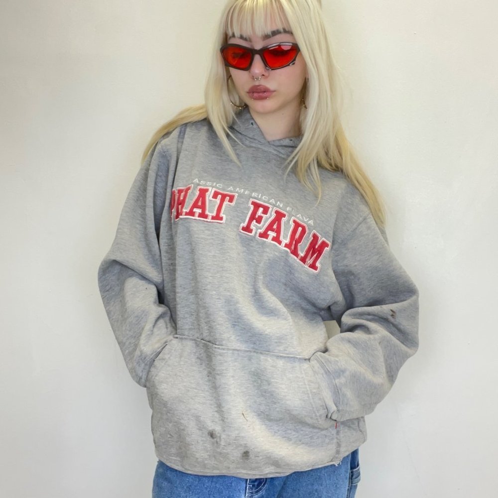 L - Phat Farm Grey Hoodie